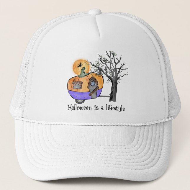 Casquette Halloween est un mode de vie | Camper | Remorque (Devant)