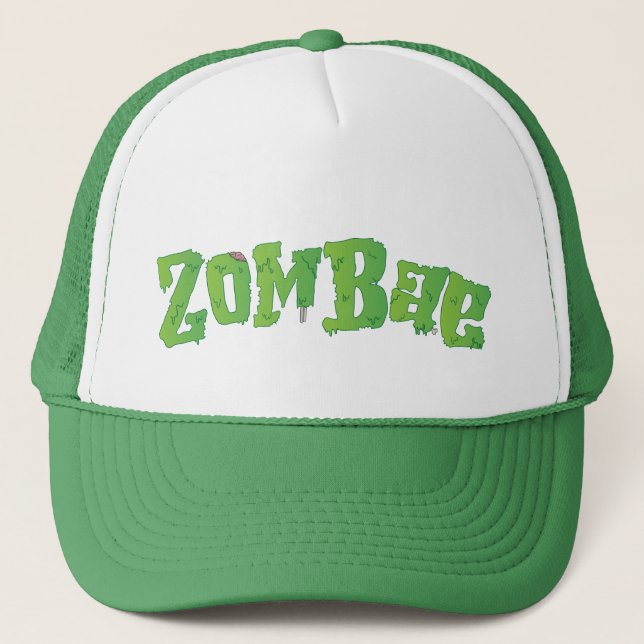 Casquette Halloween Famille Couple Correspondant Zombie Zomb (Devant)