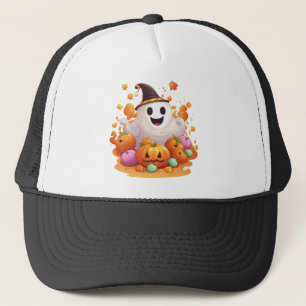 Casquette Halloween : Ghosts mignons et famille Citrouille
