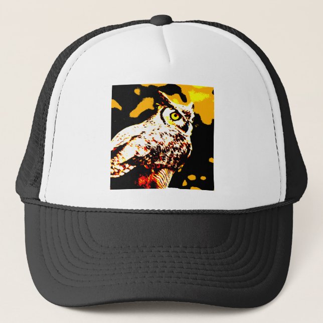 Casquette Hallowe'en Owl (Devant)