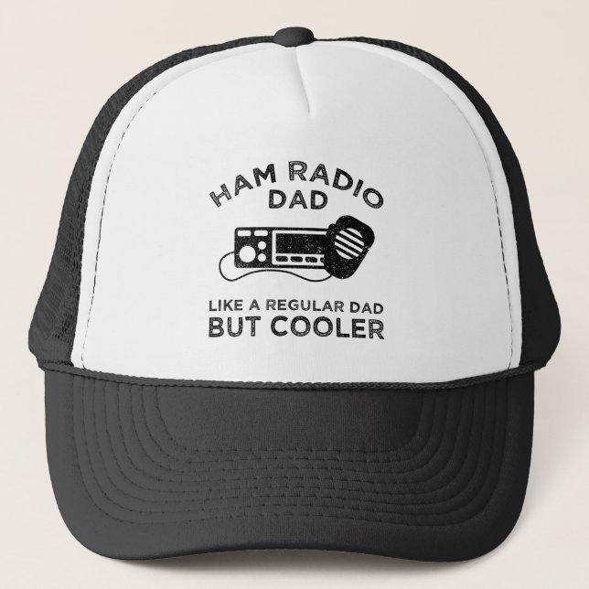 Casquette Ham Radio Papa - Comme Un Père Régulier Mais Glaci (Devant)