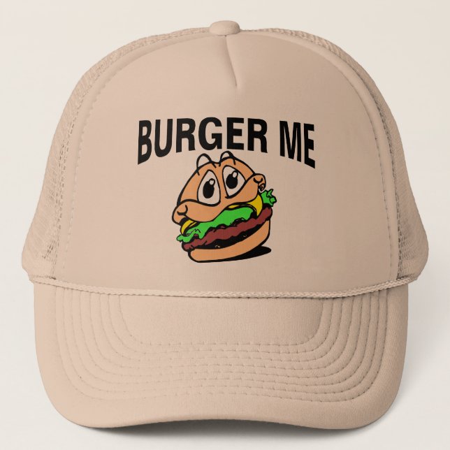 Casquette Hamburger je (Devant)