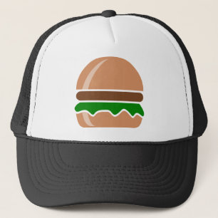 Casquette hamburger restauration rapide un sandwich