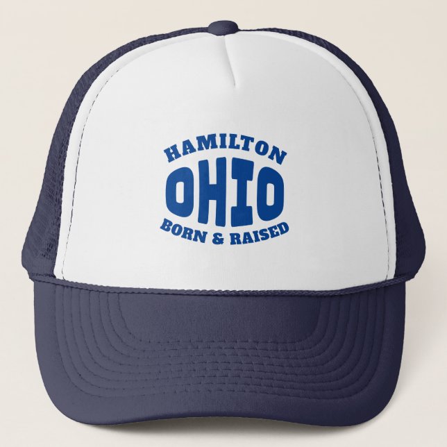 Casquette Hamilton Ohio Né et élevé (Devant)
