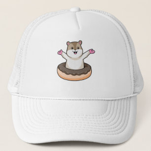 Casquette Hamster avec de l'âne au chocolat
