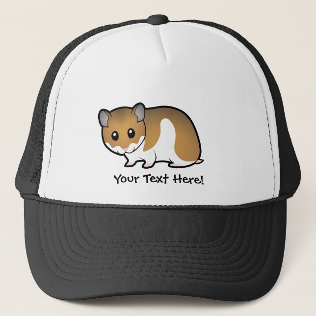 Casquette Hamster de Syrien de bande dessinée (Devant)