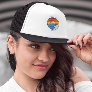 Casquette Hanalei Bay Kauai Plage Vintage Coucher de soleil