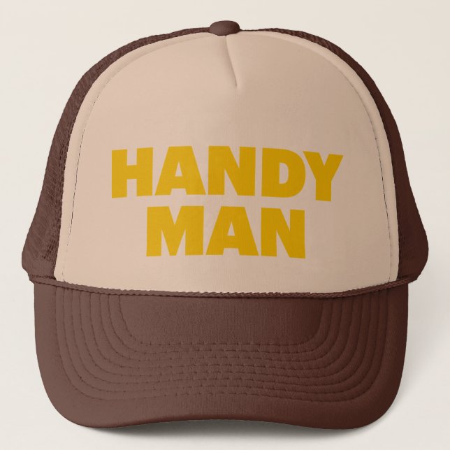 Casquette HANDY MAN slogan amusant camionneur chapeau (Devant)