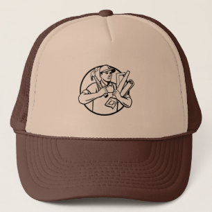 Casquette Handyman Tradesman Réparateur Carpenter avec outil