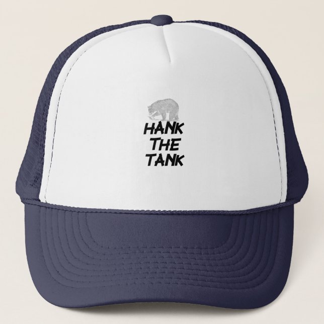 Casquette hank le t-shirt de l'ours-citerne (Devant)