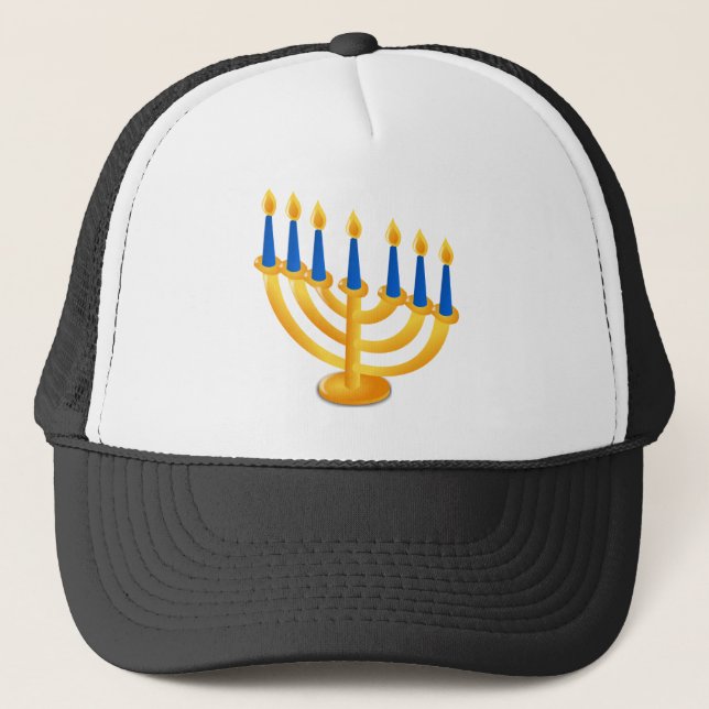 Casquette Hannukah Menorah (Devant)
