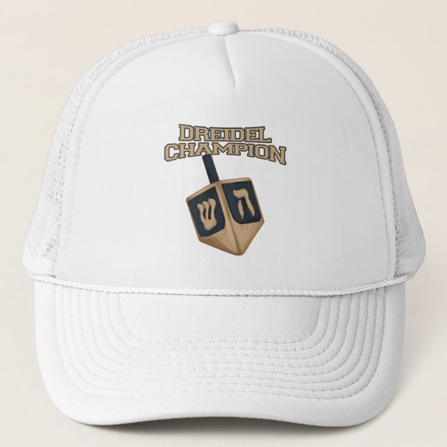 Casquette Hanoukka Dreidel Champion moderne Grandpa (Devant)