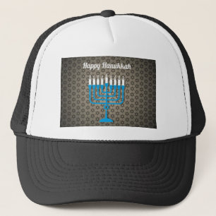 Casquette hanoukka noir heureux