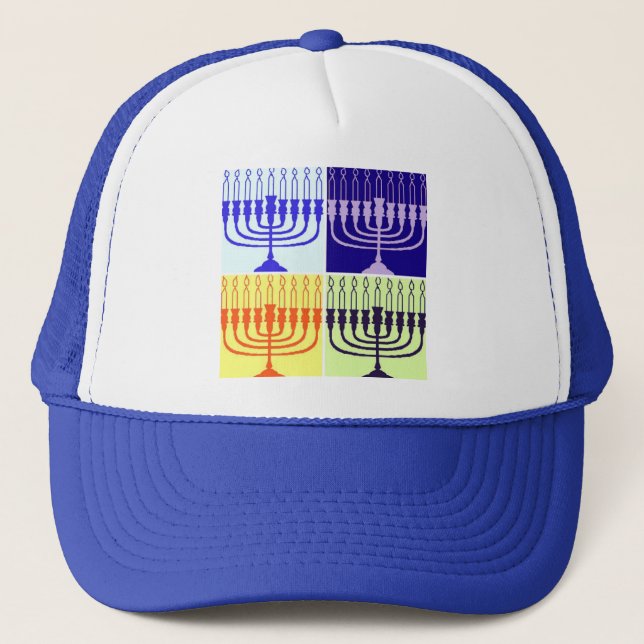 Casquette Hanukkah Menorah (Devant)