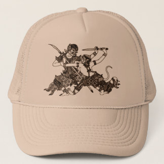 CASQUETTE HANUMAN - COMBAT DES DIEUX BOUDDHISTES ET INDOUS
