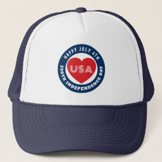 Casquette Happy 250th Independence Day July 4th Love USA