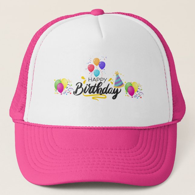 Casquette Happy Birthday Design Article-02 (Devant)