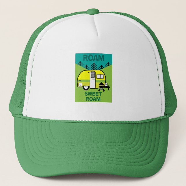 Casquette Happy Campers | Caravaner | Camper Thlow Pillow Mu (Devant)