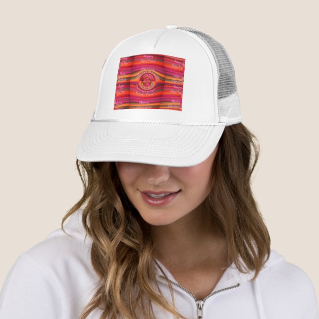 Casquette Happy Colors (En situation)