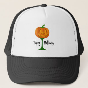 Casquette Happy Hallowine Vin Citrouille Halloween