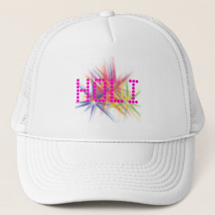 Casquette Happy Holi, festival des couleurs, holi hai
