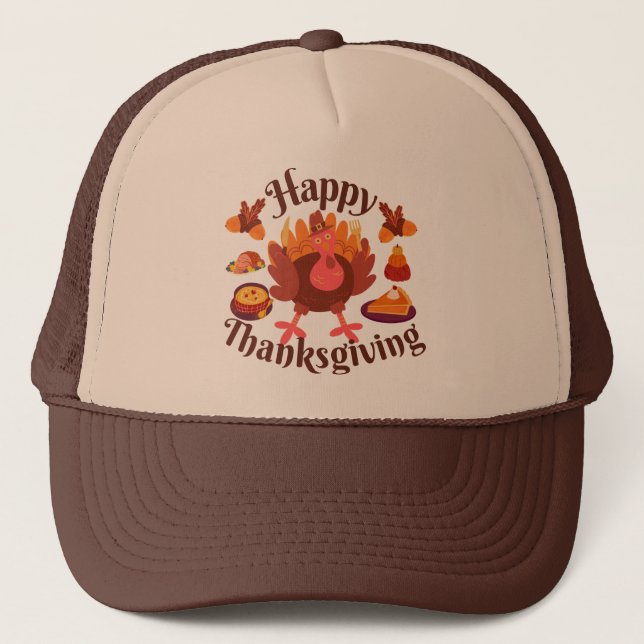 Casquette Happy Thanksgiving (Devant)