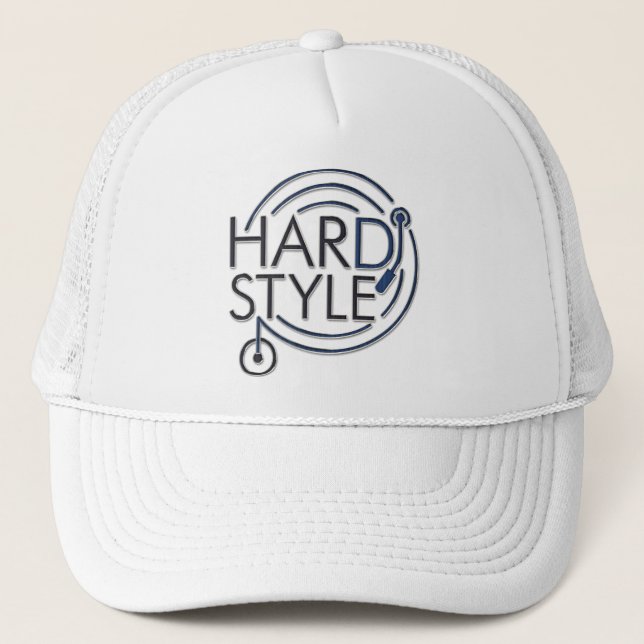 Casquette HARDSTYLE DJ - metal design (Devant)
