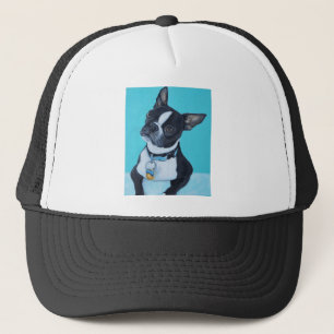 Casquette Haricots the Boston Terrier Peinture