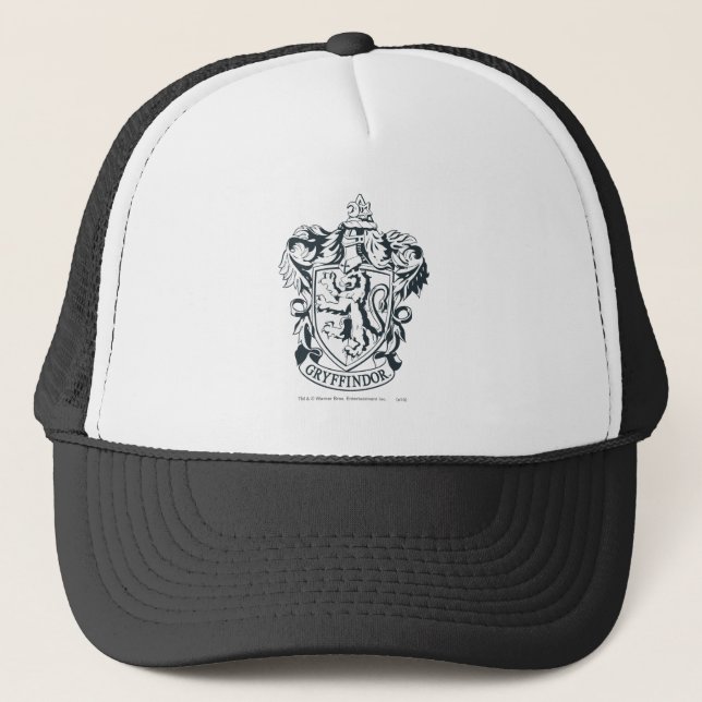 Casquette Harry Potter | Gryffindor Stencil Esquisse (Devant)