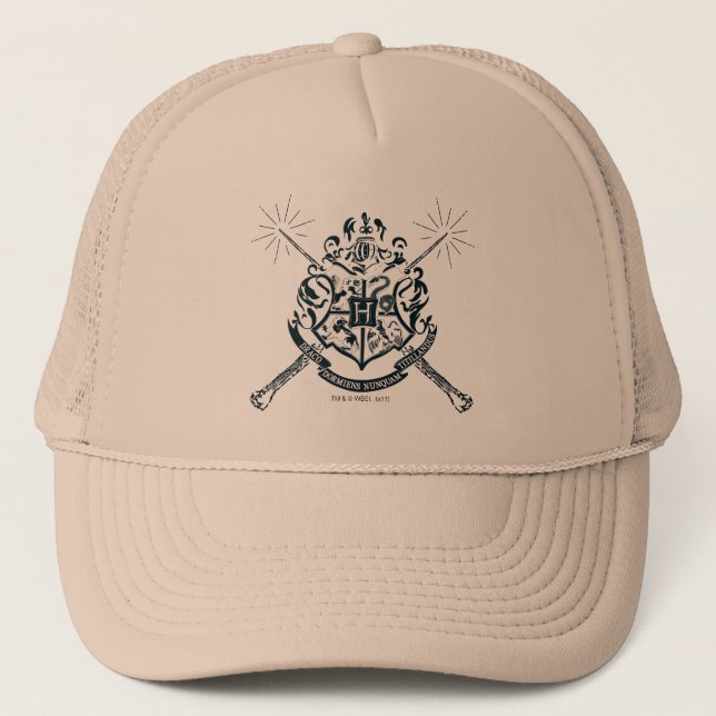 Casquette Harry Potter | Hogwarts Crossed Wands Crest (Devant)