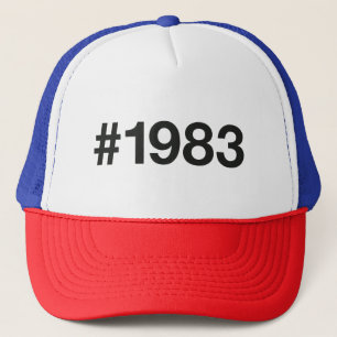 Casquette Hashtag 1983 42 Anniversaire