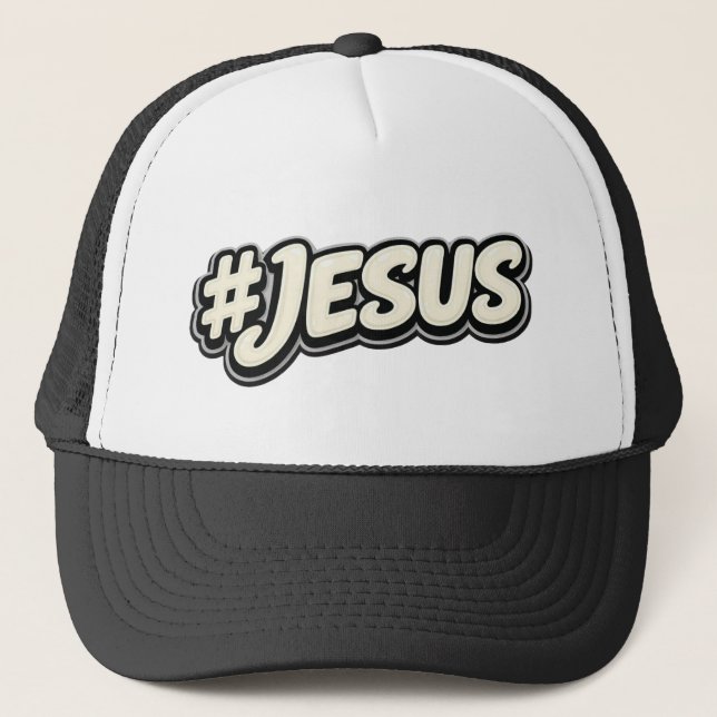 Casquette Hashtag - JÉSUS - Chrétien (Devant)