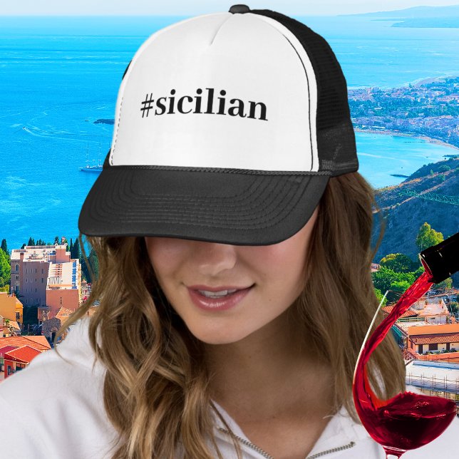 Casquette Hashtag sicilien (Créateur téléchargé)