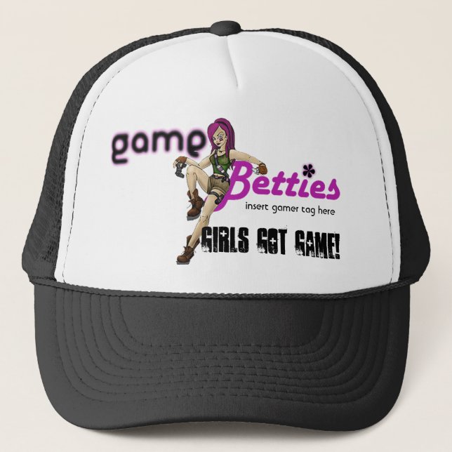 Casquette hat_Black de GameBetties (Devant)