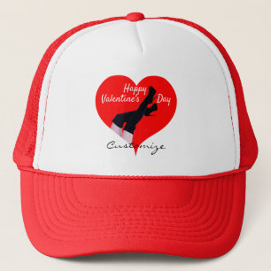Casquette Haut de la cuisse des Coeurs rouges Bottes Valenti