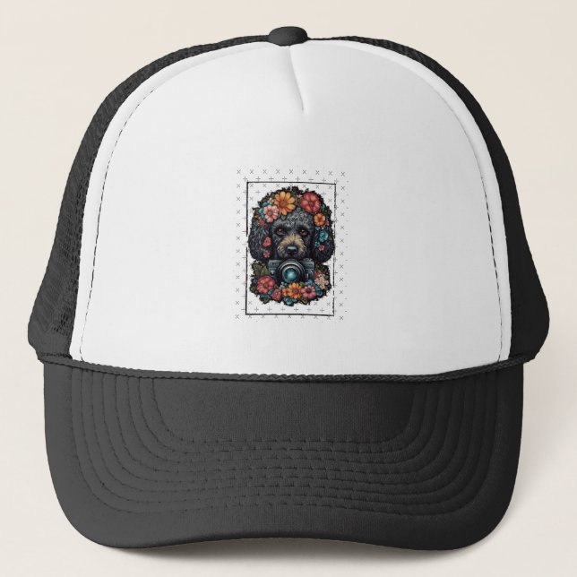 Casquette Haut en Chiffon Vue du Caniche (Devant)