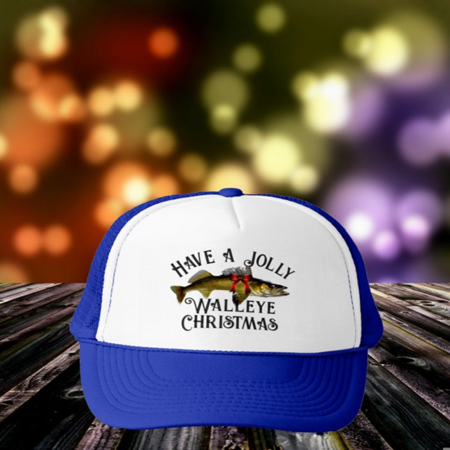 Casquette "Have a Jolly Walleye Christmas"  (Créateur téléchargé)