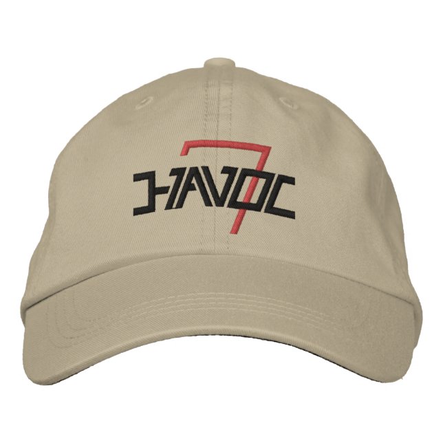 Casquette HavocSeven brodée pour la sensibilisatio (Devant)