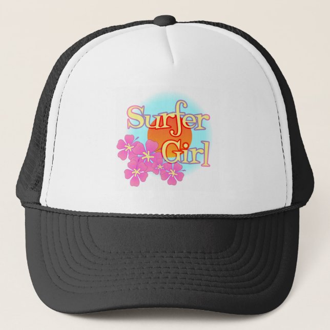 Casquette Hawaï bleue (Devant)