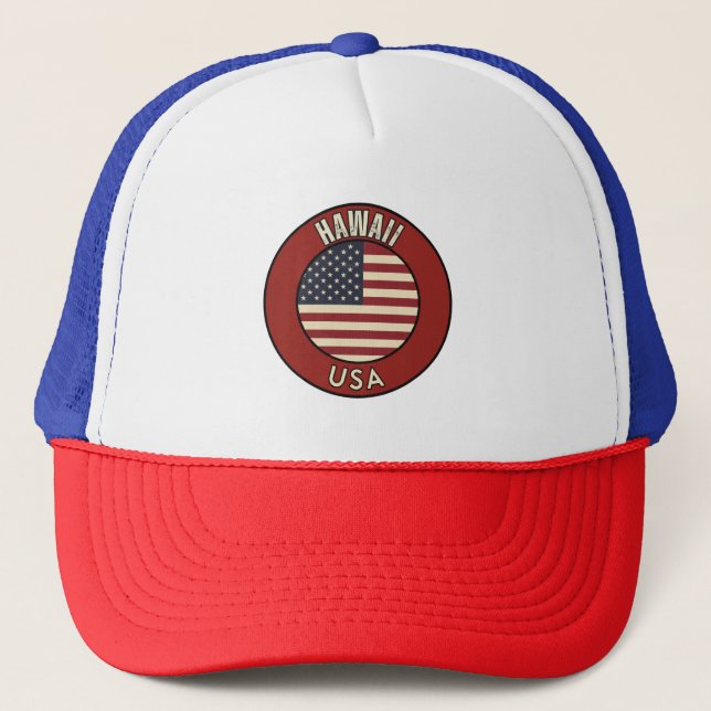 Casquette Hawaii États-Unis d'Amérique (Devant)