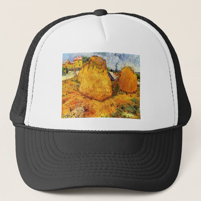 Casquette Haystacks en Provence par Van Gogh. (Devant)
