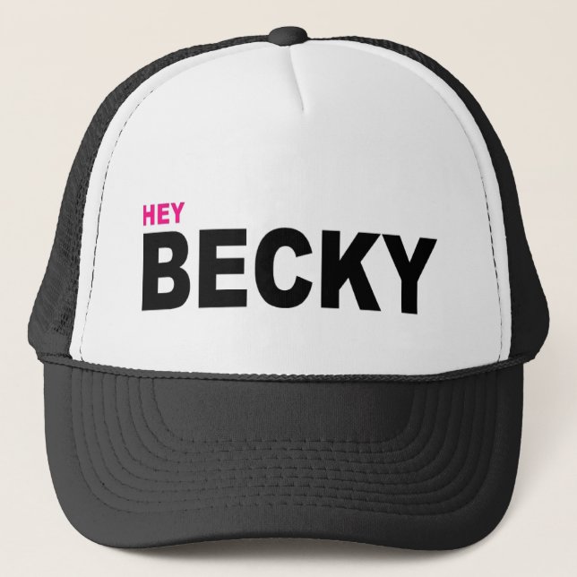 CASQUETTE HÉ BECKY (Devant)