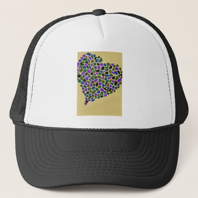 Casquette Heart of mosaic (Devant)