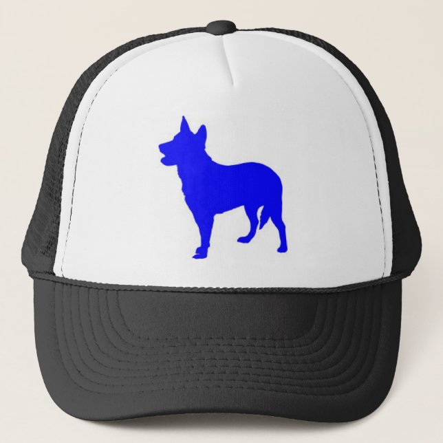 Casquette Heeler bleu australien (Devant)