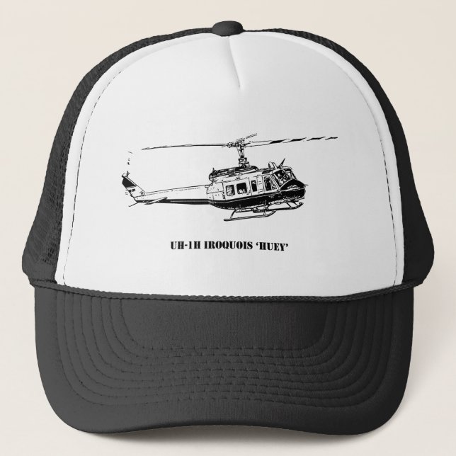 Casquette Hélicoptère d'Iroquois d'UH-1H (Devant)