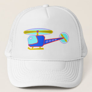 Casquette Hélicoptère Whirly-Bouclé bleu