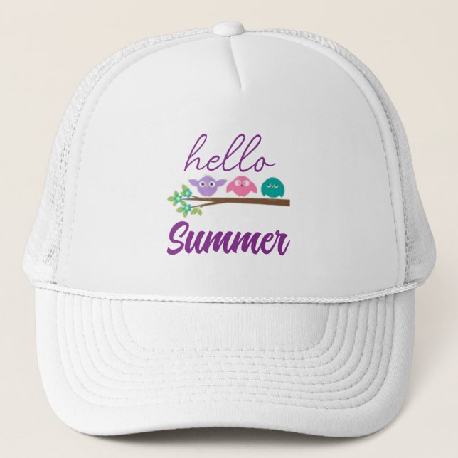 Casquette Hello Summer Cuties (Devant)