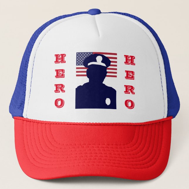CASQUETTE HERO COP (Devant)