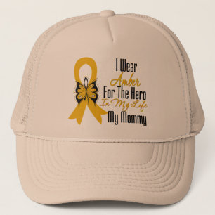 Casquette Héros de ruban de Cancer d'annexe ma maman
