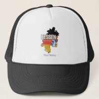 Hesse Allemagne Retro State Map Vintage Jug Souven